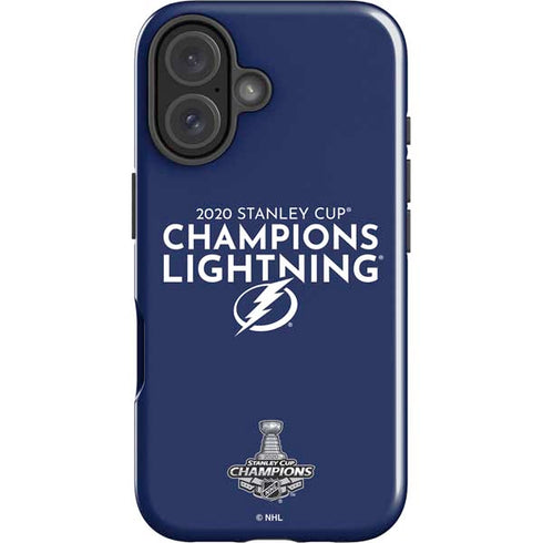NHL 2020 Stanley Cup Champions Lightning iPhone 16 Impact Case
